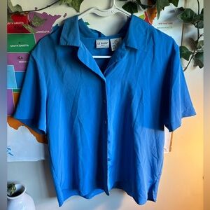 Blue button down shirt/ Size small